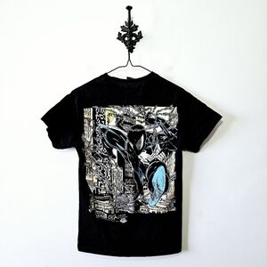 Marvel x Huf Black Spiderman Tee Size S Short Sleeve Venom Symbiote
